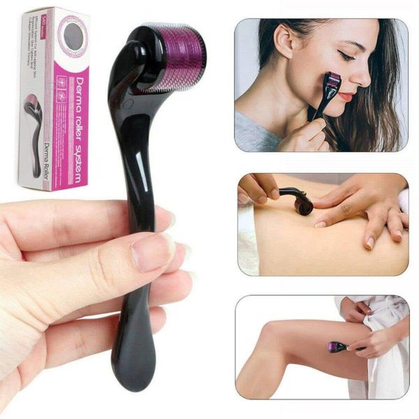 Marble Jade Roller & Ice Roller Combo Pack | 3-in-1 Facial Massager & Derma Roller